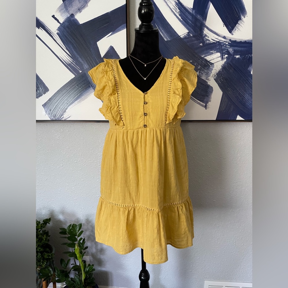 Women’s XS Knox rose yellow dress